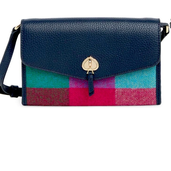 kate spade Bags Nwt Kate Spade Small Wallet Crossbody In Blue Multi